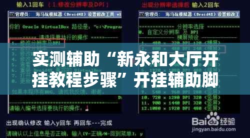 实测辅助“新永和大厅开挂教程步骤”开挂辅助脚本+详细开挂安装教程