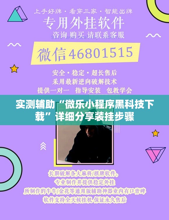 实测辅助“微乐小程序黑科技下载”详细分享装挂步骤