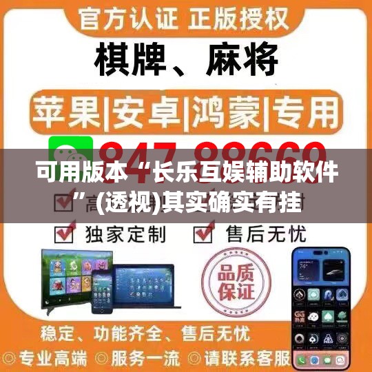 可用版本“长乐互娱辅助软件”(透视)其实确实有挂