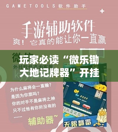 玩家必读“微乐锄大地记牌器”开挂(透视)辅助教程