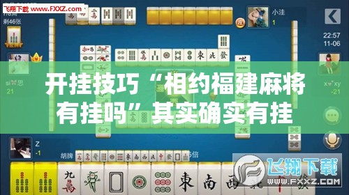 开挂技巧“相约福建麻将有挂吗”其实确实有挂