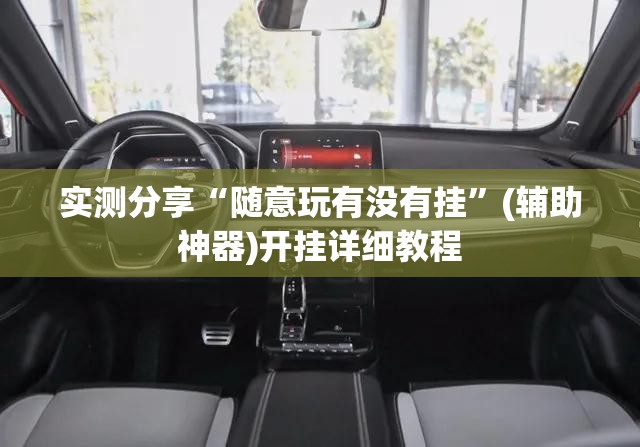 实测分享“随意玩有没有挂”(辅助神器)开挂详细教程