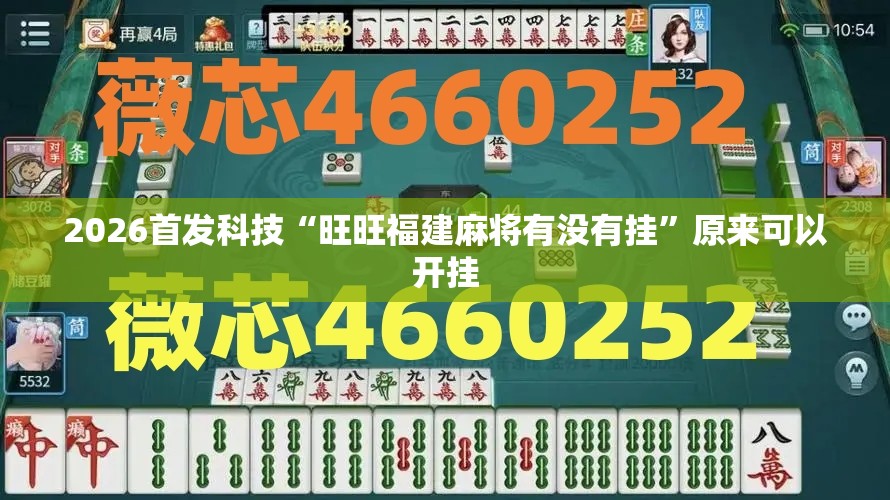 2026首发科技“旺旺福建麻将有没有挂	”原来可以开挂