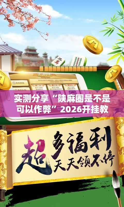 实测分享“陕麻圈是不是可以作弊”2026开挂教程步骤