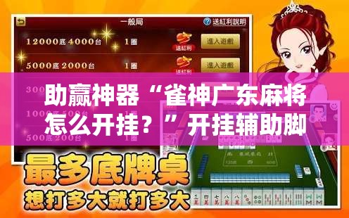 助赢神器“雀神广东麻将怎么开挂？”开挂辅助脚本+详细开挂安装教程