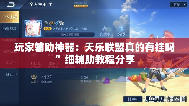 玩家辅助神器：天乐联盟真的有挂吗”细辅助教程分享