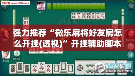 强力推荐“微乐麻将好友房怎么开挂(透视)	”开挂辅助脚本+详细开挂安装教程