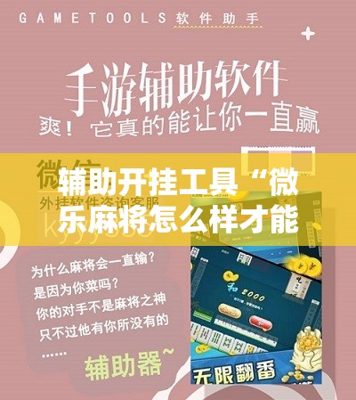 辅助开挂工具“微乐麻将怎么样才能一直赢	”开挂辅助脚本+详细开挂安装教程