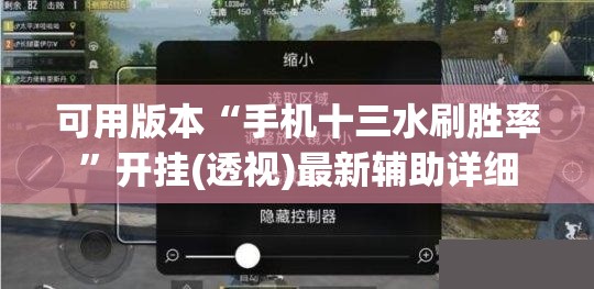 可用版本“手机十三水刷胜率”开挂(透视)最新辅助详细