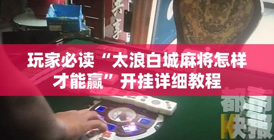 玩家必读“太浪白城麻将怎样才能赢”开挂详细教程
