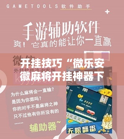 开挂技巧“微乐安徽麻将开挂神器下载	”细辅助教程分享
