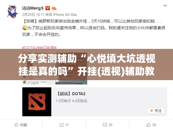 分享实测辅助“心悦填大坑透视挂是真的吗”开挂(透视)辅助教程