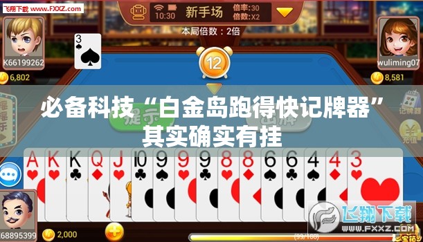 必备科技“白金岛跑得快记牌器”其实确实有挂
