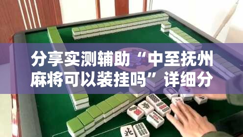 分享实测辅助“中至抚州麻将可以装挂吗”详细分享装挂步骤