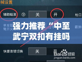 强力推荐“中至武宁双扣有挂吗”(免费)开挂辅助教学(最新辅助开挂教程)