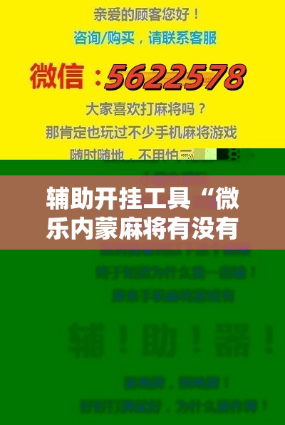 辅助开挂工具“微乐内蒙麻将有没有挂”细辅助教程分享