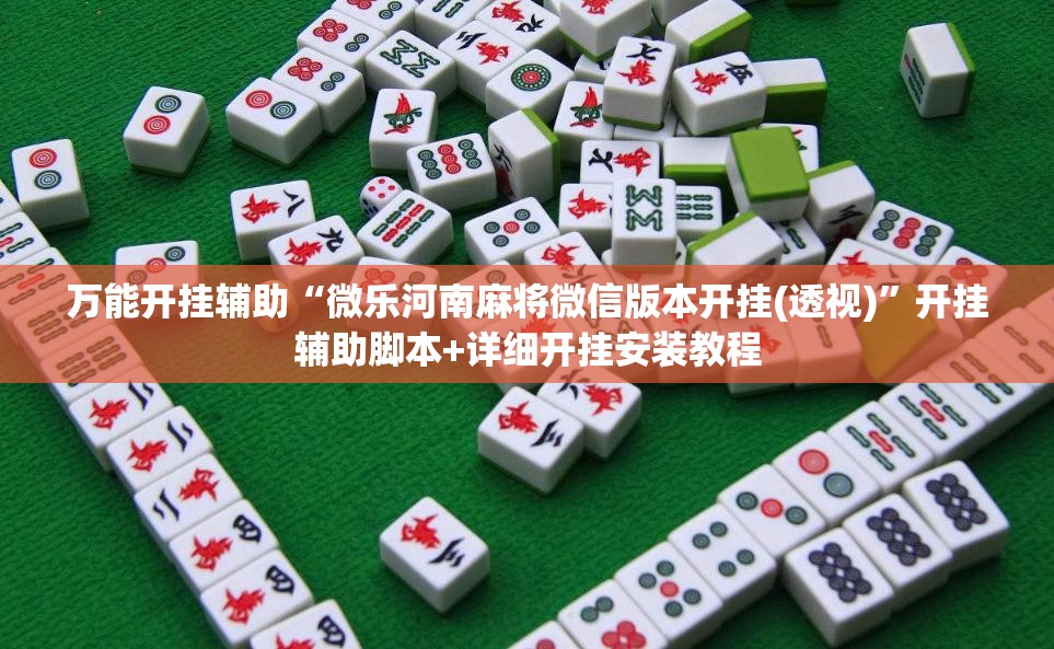 万能开挂辅助“微乐河南麻将微信版本开挂(透视)”开挂辅助脚本+详细开挂安装教程