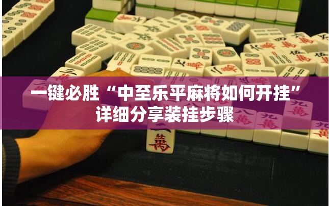 一键必胜“中至乐平麻将如何开挂”详细分享装挂步骤