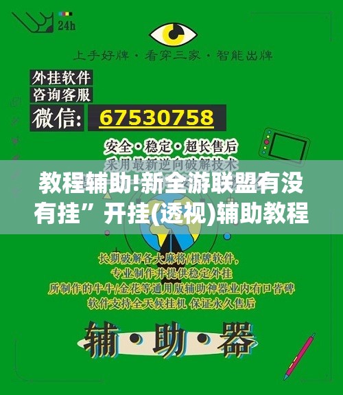 教程辅助!新全游联盟有没有挂	”开挂(透视)辅助教程