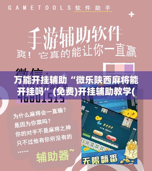 万能开挂辅助“微乐陕西麻将能开挂吗”(免费)开挂辅助教学(最新辅助开挂教程)