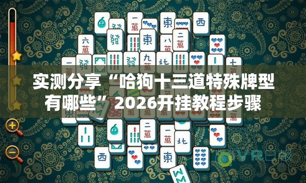 实测分享“哈狗十三道特殊牌型有哪些	”2026开挂教程步骤
