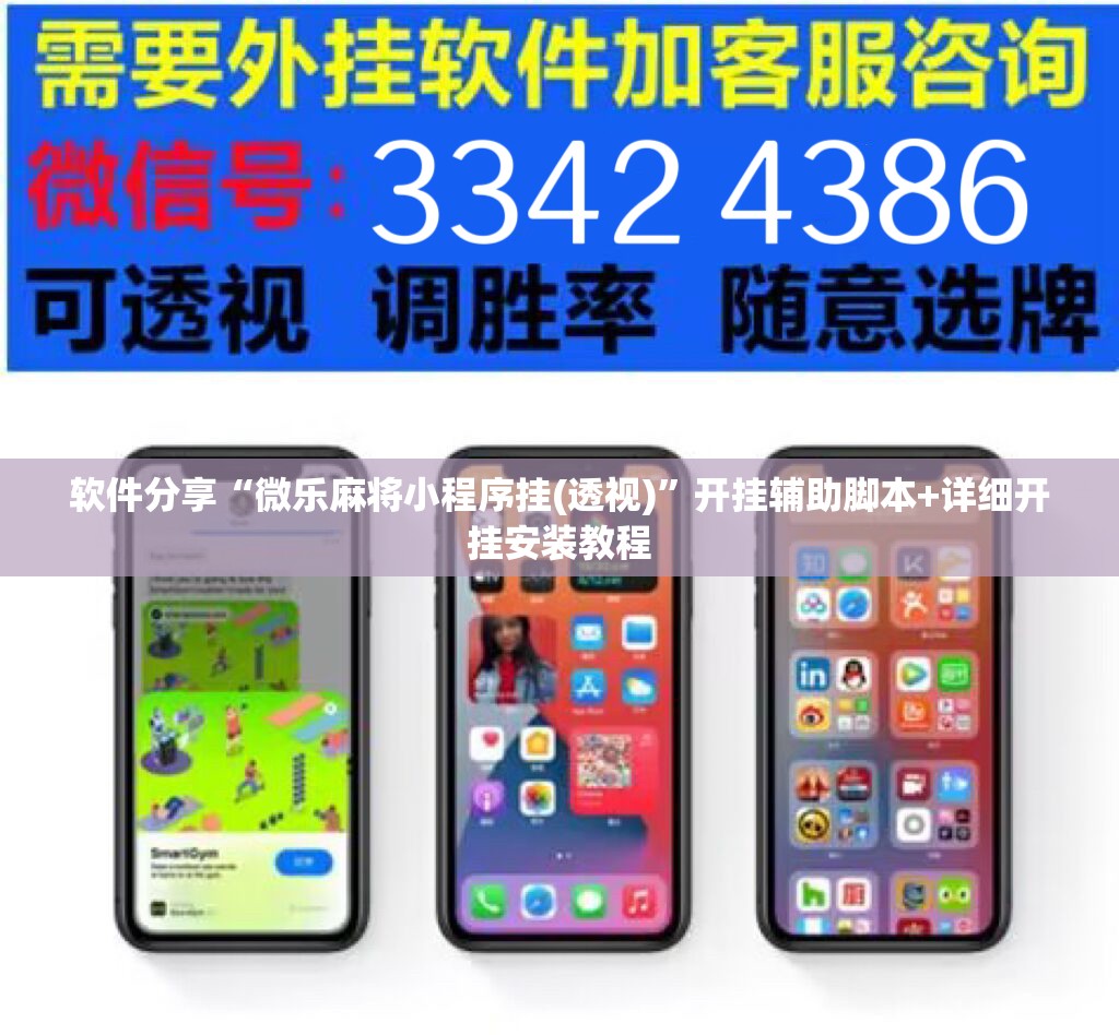 软件分享“微乐麻将小程序挂(透视)	”开挂辅助脚本+详细开挂安装教程