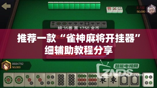 推荐一款“雀神麻将开挂器”细辅助教程分享