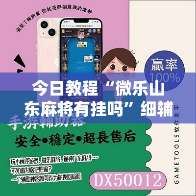 今日教程“微乐山东麻将有挂吗”细辅助教程分享