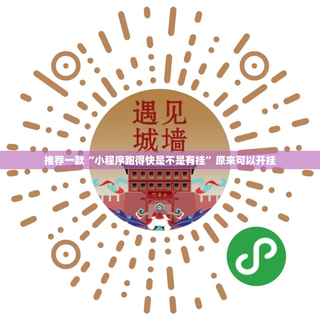 推荐一款“小程序跑得快是不是有挂”原来可以开挂