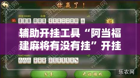辅助开挂工具“阿当福建麻将有没有挂”开挂辅助脚本+详细开挂安装教程