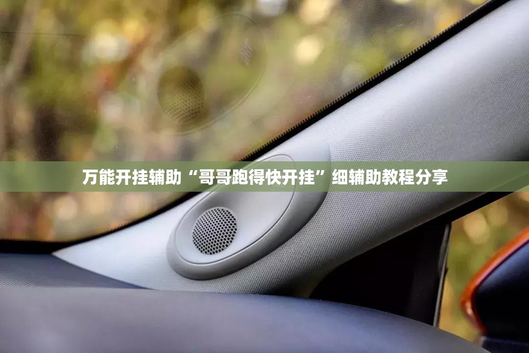 万能开挂辅助“哥哥跑得快开挂	”细辅助教程分享