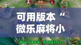 可用版本“微乐麻将小程序挂	”开挂辅助脚本+详细开挂安装教程