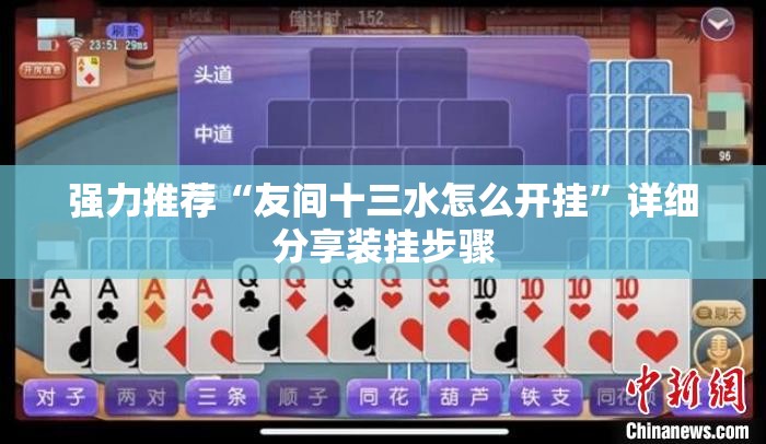 强力推荐“友间十三水怎么开挂	”详细分享装挂步骤