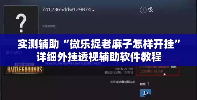 实测辅助“微乐捉老麻子怎样开挂”详细外挂透视辅助软件教程