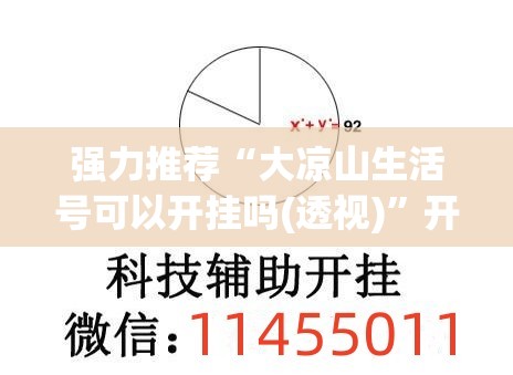 强力推荐“大凉山生活号可以开挂吗(透视)”开挂辅助脚本+详细开挂安装教程