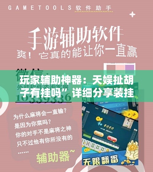 玩家辅助神器：天娱扯胡子有挂吗	”详细分享装挂步骤