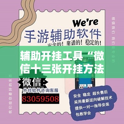 辅助开挂工具“微信十三张开挂方法	”详细外挂透视辅助软件教程
