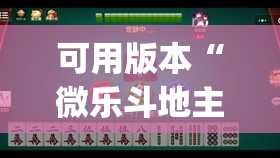 可用版本“微乐斗地主有没有挂(透视)	”开挂辅助脚本+详细开挂安装教程