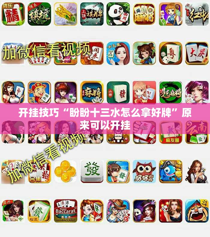 开挂技巧“盼盼十三水怎么拿好牌”原来可以开挂