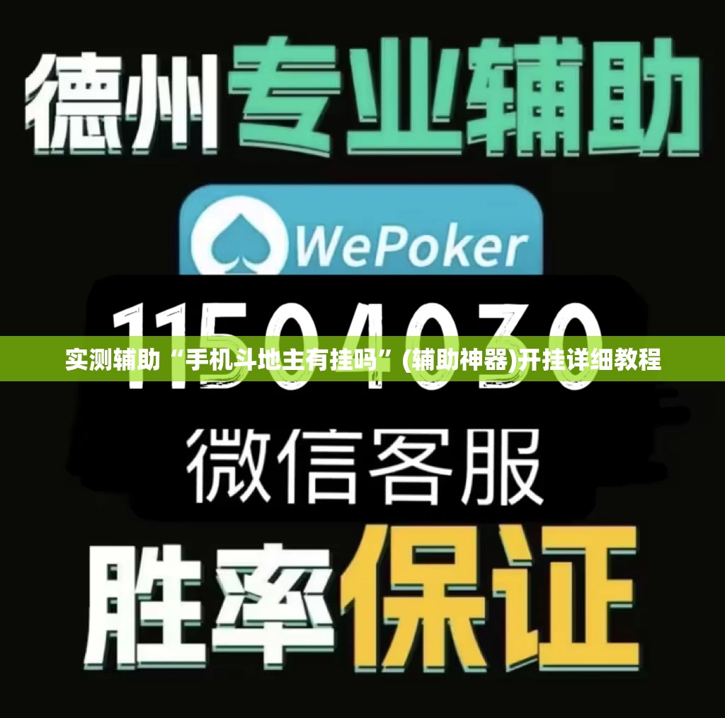 实测辅助“手机斗地主有挂吗”(辅助神器)开挂详细教程