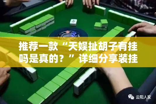 推荐一款“天娱扯胡子有挂吗是真的？	”详细分享装挂步骤