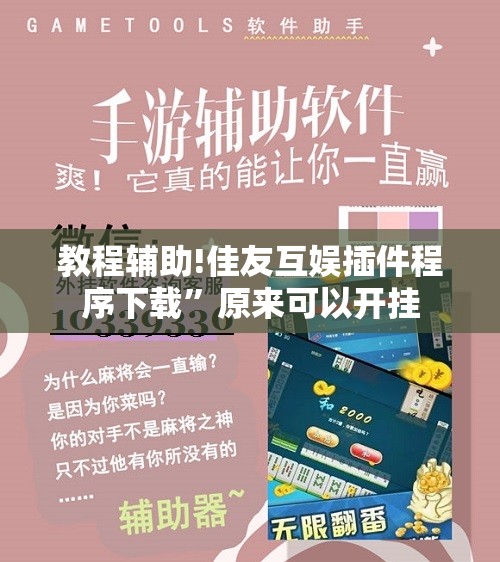 教程辅助!佳友互娱插件程序下载	”原来可以开挂
