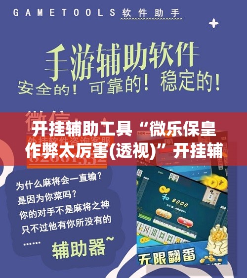 开挂辅助工具“微乐保皇作弊太厉害(透视)”开挂辅助脚本+详细开挂安装教程
