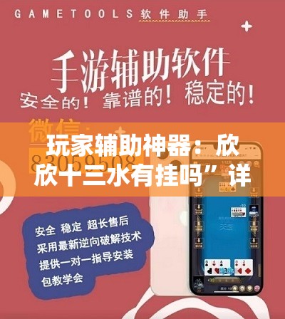 玩家辅助神器：欣欣十三水有挂吗”详细外挂透视辅助软件教程