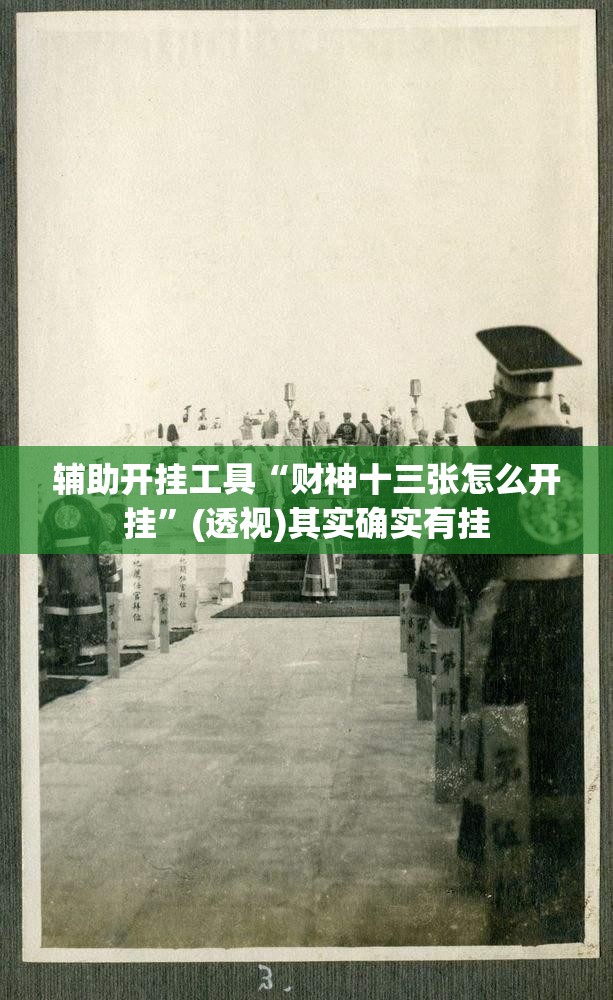 辅助开挂工具“财神十三张怎么开挂”(透视)其实确实有挂