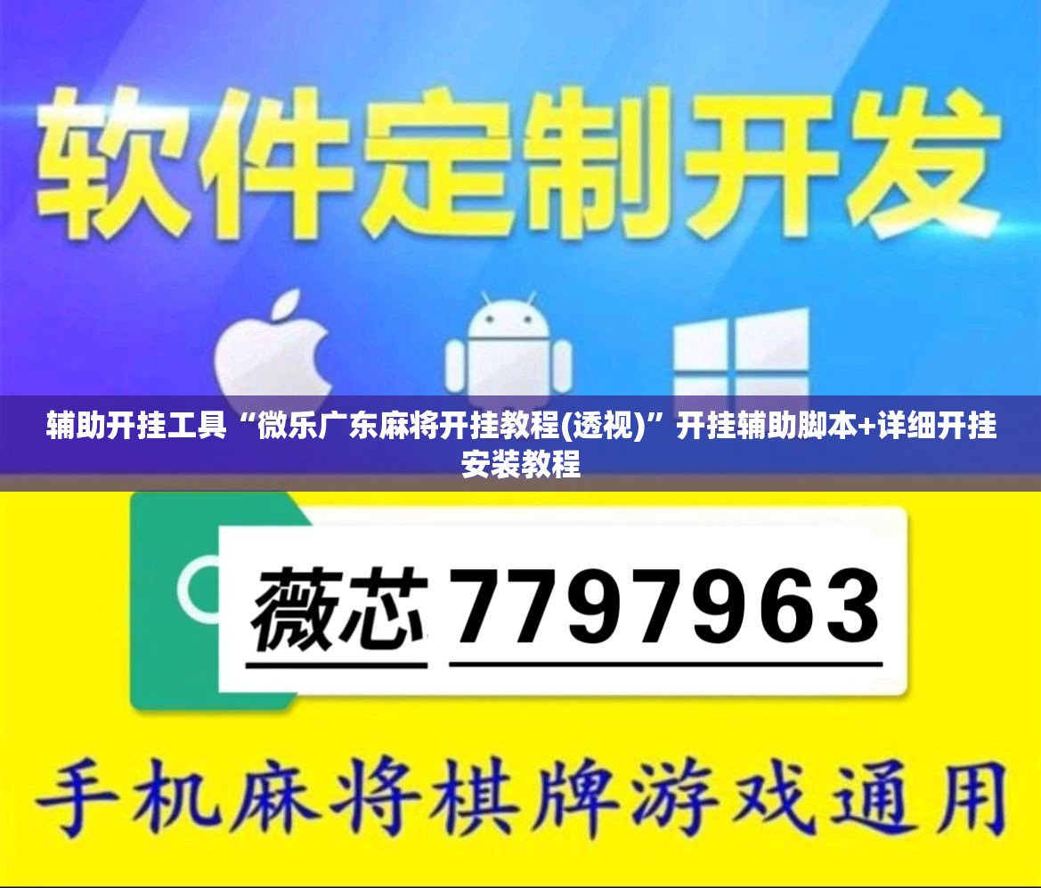 辅助开挂工具“微乐广东麻将开挂教程(透视)”开挂辅助脚本+详细开挂安装教程
