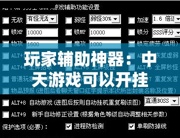 玩家辅助神器：中天游戏可以开挂吗”详细外挂透视辅助软件教程
