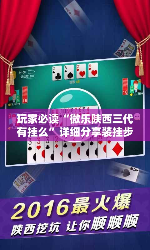 玩家必读“微乐陕西三代有挂么”详细分享装挂步骤