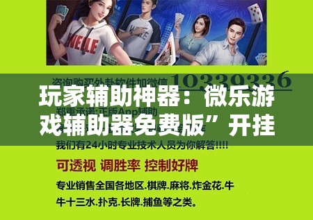 玩家辅助神器：微乐游戏辅助器免费版”开挂辅助脚本+详细开挂安装教程