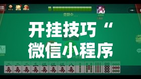 开挂技巧“微信小程序微乐划水麻将开挂辅助器通用版”2026开挂教程步骤